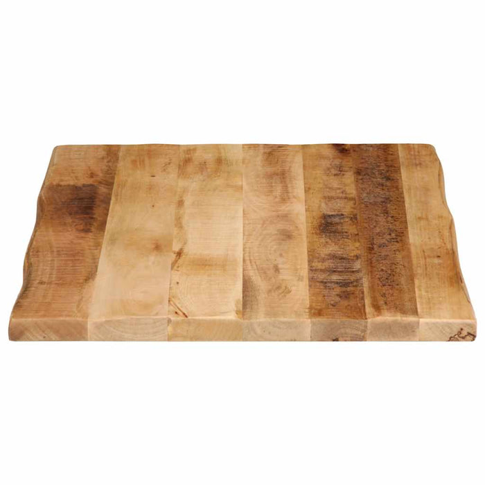 Blat de masă contur natural 70x60x3,8 cm lemn masiv mango brut - WALTI WALTI