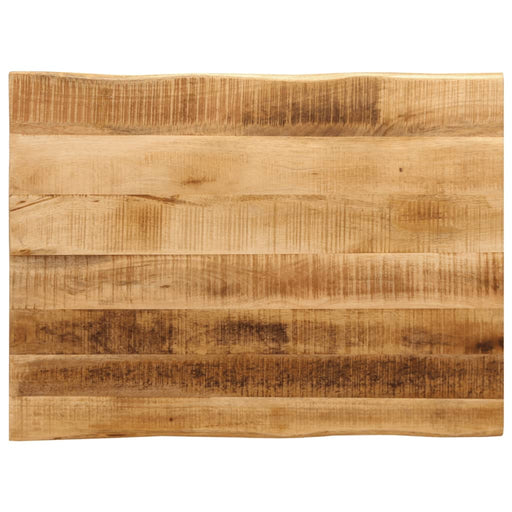 Blat de masă contur natural 80x60x3,8 cm lemn masiv mango brut - WALTI WALTI