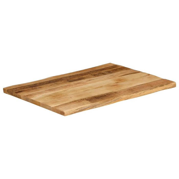 Blat de masă contur natural 80x60x3,8 cm lemn masiv mango brut - WALTI WALTI