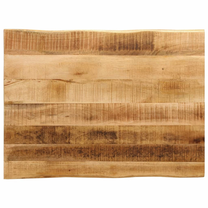 Blat de masă contur natural 90x60x3,8 cm lemn masiv mango brut WALTI