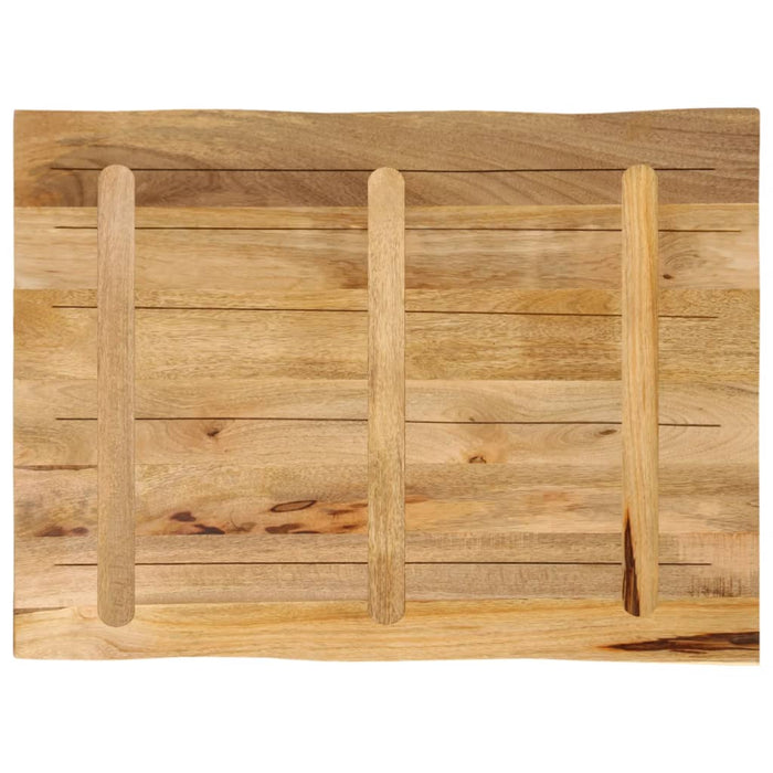 Blat de masă contur natural 90x60x3,8 cm lemn masiv mango brut WALTI