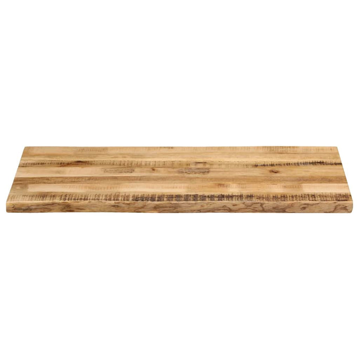 Blat de masă contur natural 100x60x3,8 cm lemn masiv mango brut WALTI