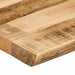 Blat de masă contur natural 120x60x3,8 cm lemn masiv mango brut - WALTI WALTI