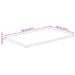 Blat de masă contur natural 120x60x3,8 cm lemn masiv mango brut - WALTI WALTI