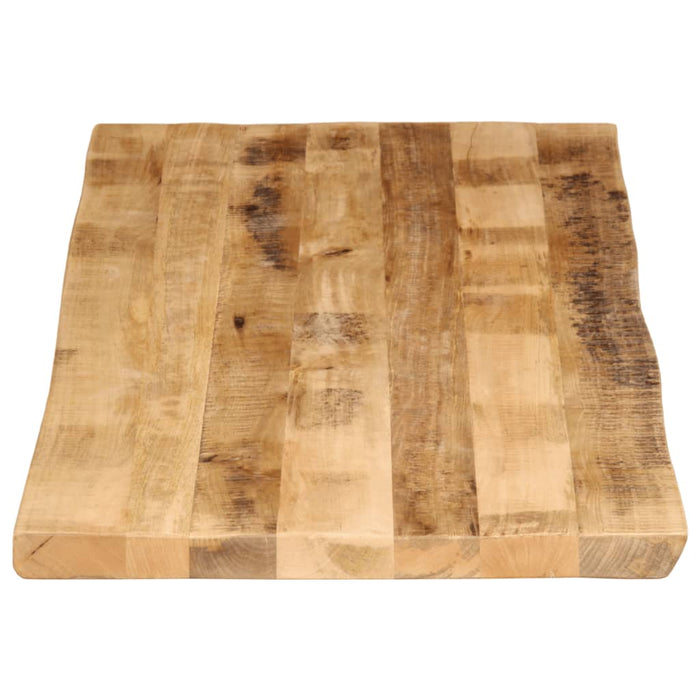 Blat de masă contur natural 140x60x3,8 cm lemn masiv mango brut - WALTI WALTI