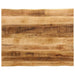 Blat de masă contur natural 90x80x3,8 cm lemn masiv mango brut - WALTI WALTI