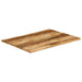 Blat de masă contur natural 90x80x3,8 cm lemn masiv mango brut - WALTI WALTI