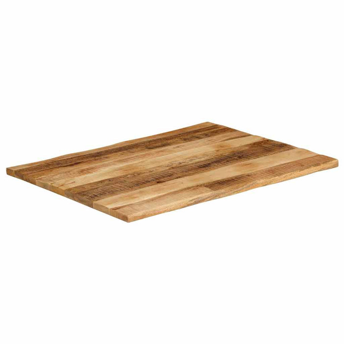 Blat de masă contur organic 100x80x3,8 cm lemn masiv mango brut WALTI