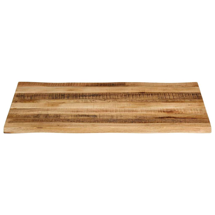 Blat de masă contur organic 100x80x3,8 cm lemn masiv mango brut WALTI