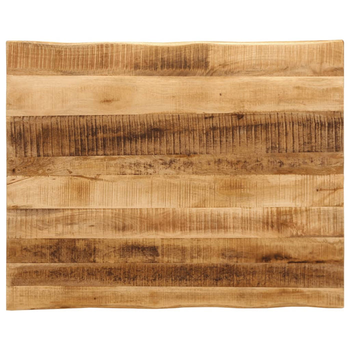 Blat de masă contur organic 110x80x3,8 cm lemn masiv mango brut - WALTI WALTI