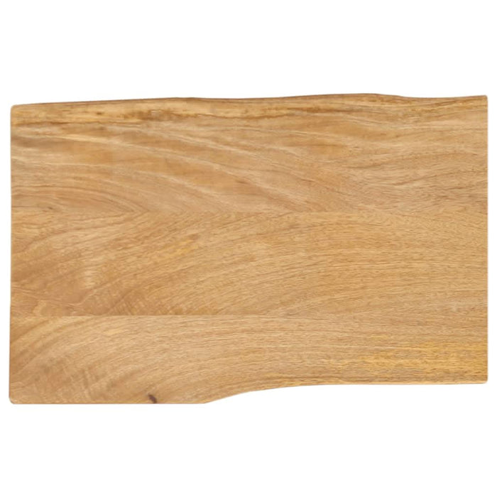 Blat masă cu margini naturale, 50x40x2,5 cm, lemn masiv mango - WALTI WALTI