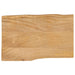 Blat masă cu margini naturale, 50x40x2,5 cm, lemn masiv mango - WALTI WALTI