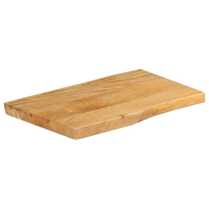 Blat masă cu margini naturale, 50x40x2,5 cm, lemn masiv mango - WALTI WALTI