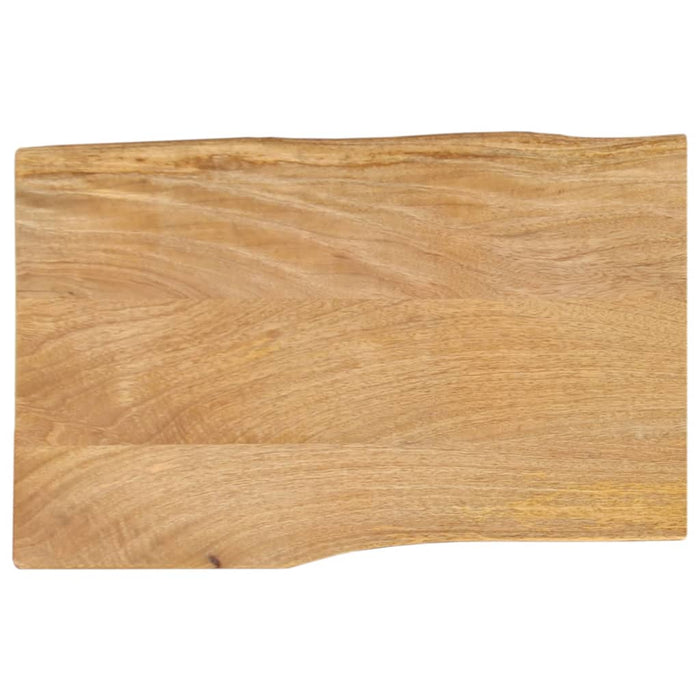 Blat masă cu margini naturale, 60x40x2,5 cm, lemn masiv mango WALTI