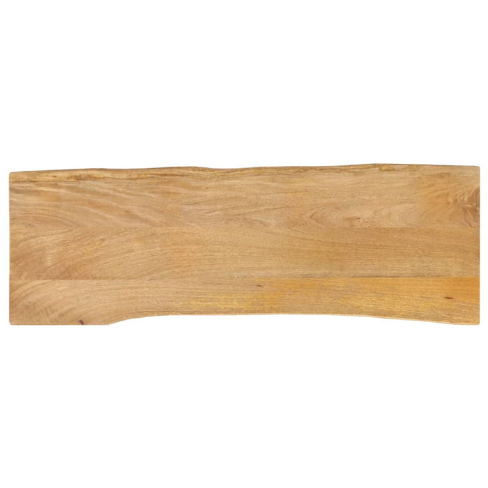 Blat masă cu margini naturale, 110x40x2,5 cm, lemn masiv mango WALTI