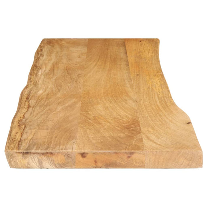 Blat masă cu margini naturale, 110x40x2,5 cm, lemn masiv mango WALTI