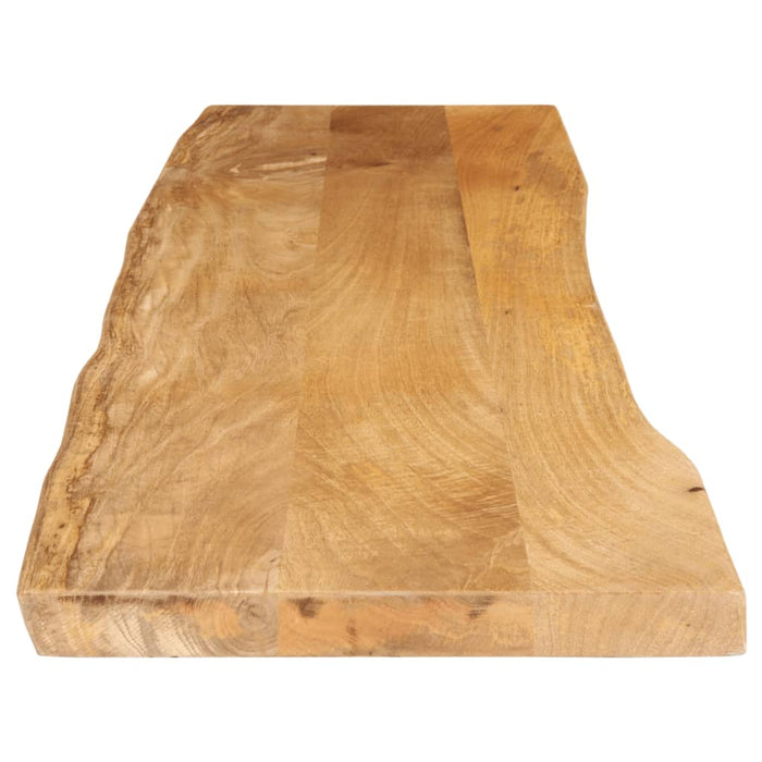 Blat masă cu margini naturale, 160x40x2,5 cm, lemn masiv mango WALTI