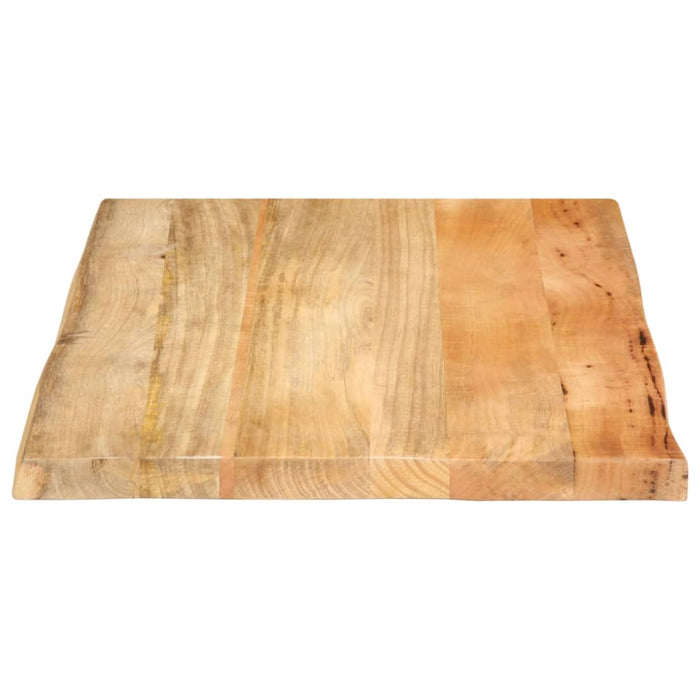 Blat masă cu margini naturale, 70x60x2,5 cm, lemn masiv mango WALTI