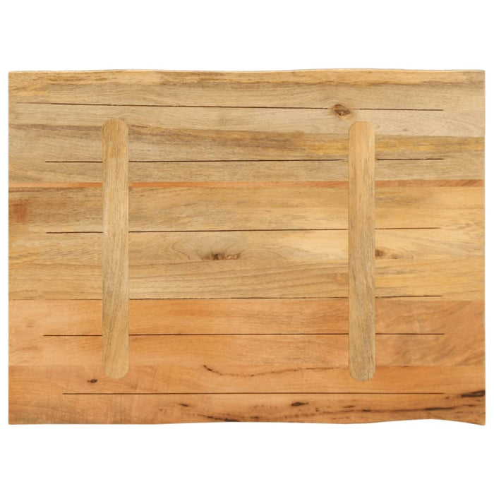 Blat masă cu margini naturale, 70x60x2,5 cm, lemn masiv mango WALTI