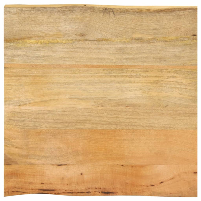 Blat Masa 80x80x2,5 cm Live Edge Lemn Masiv Mango WALTI