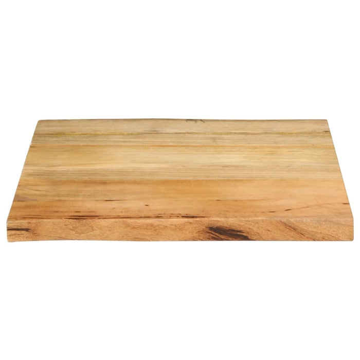 Blat Masa 80x80x2,5 cm Live Edge Lemn Masiv Mango WALTI