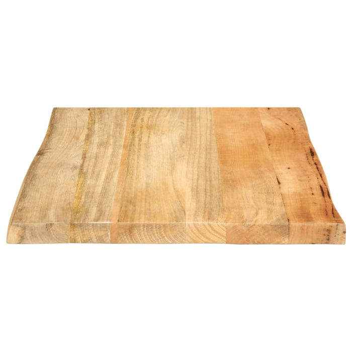 Blat Masa 80x80x2,5 cm Live Edge Lemn Masiv Mango WALTI