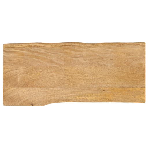 Blat masă cu margini, 80x40x3,8 cm, lemn masiv mango - WALTI WALTI