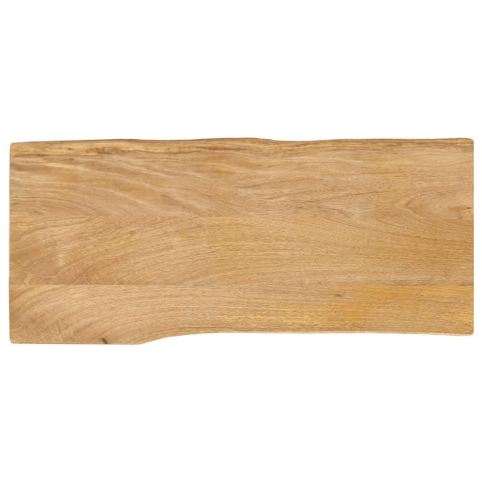 Blat masă cu margini, 80x40x3,8 cm, lemn masiv mango WALTI