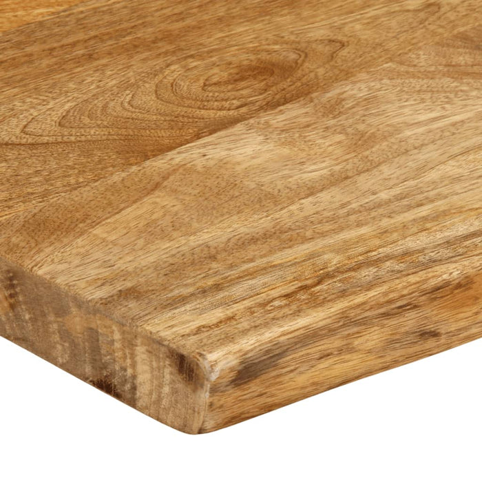 Blat masă cu margini, 90x40x3,8 cm, lemn masiv mango WALTI