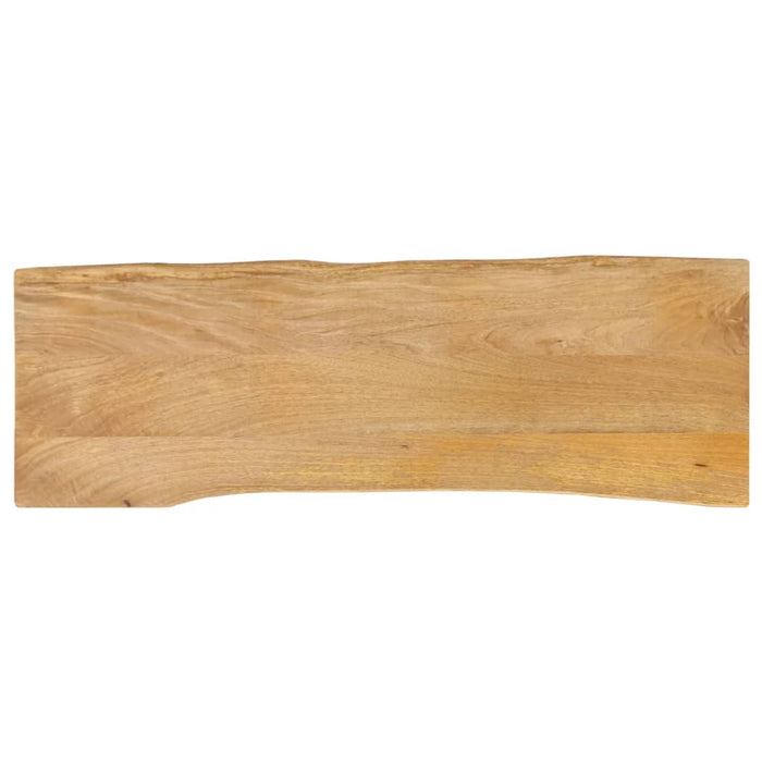 Blat masă cu margini, 120x40x3,8 cm, lemn masiv mango WALTI