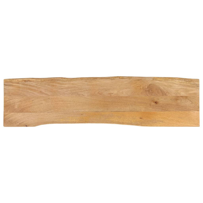 Blat masă cu margini, 160x40x3,8 cm, lemn masiv mango WALTI