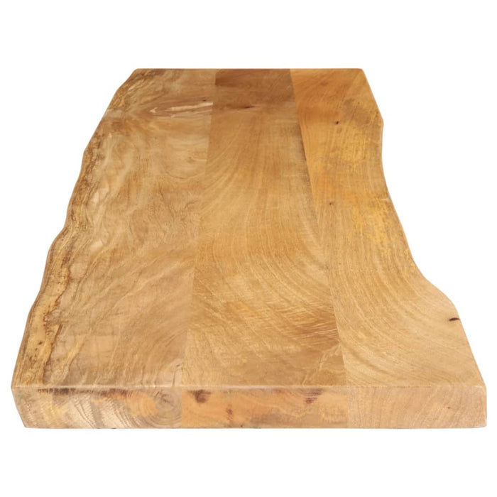 Blat masă cu margini, 160x40x3,8 cm, lemn masiv mango WALTI