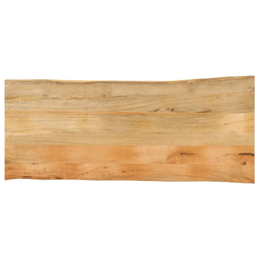 Blat masă cu margini, 140x60x3,8 cm, lemn masiv mango - WALTI WALTI