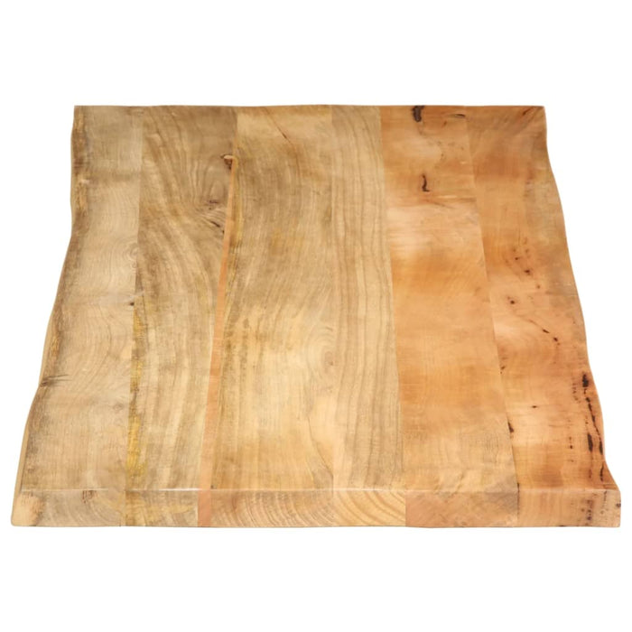 Blat masă cu margini, 140x60x3,8 cm, lemn masiv mango WALTI
