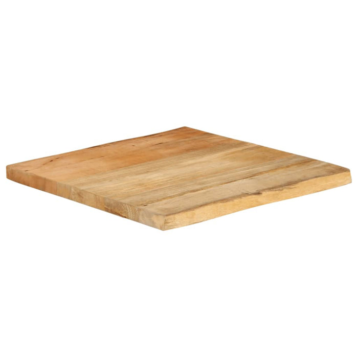 Blat masă cu margini, 80x80x3,8 cm, lemn masiv mango WALTI