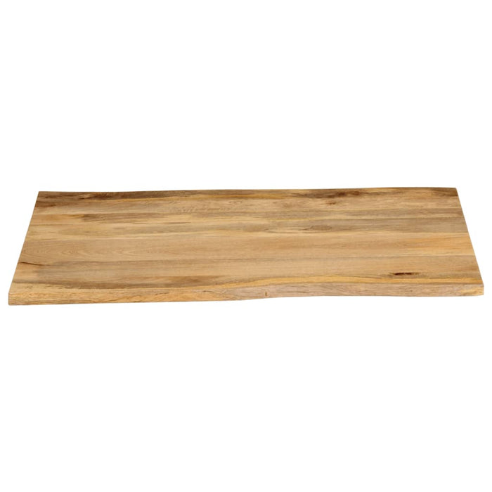 Blat masă cu margini, 100x80x3,8 cm, lemn masiv mango WALTI