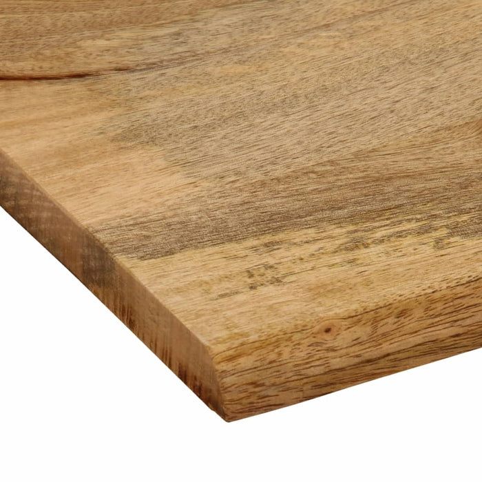 Blat masă cu margini, 100x80x3,8 cm, lemn masiv mango WALTI