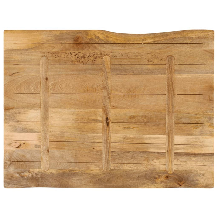 Blat masă cu margini, 110x80x3,8 cm, lemn masiv mango WALTI