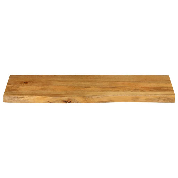 Blat masă cu margini naturale, 80x40x2,5 cm, lemn masiv mango WALTI