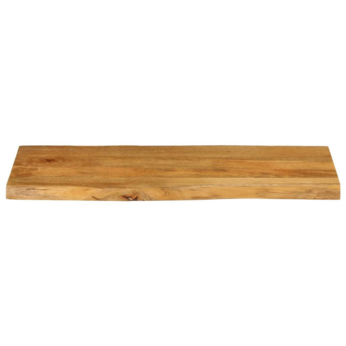 Blat masă cu margini naturale, 90x40x2,5 cm, lemn masiv mango WALTI