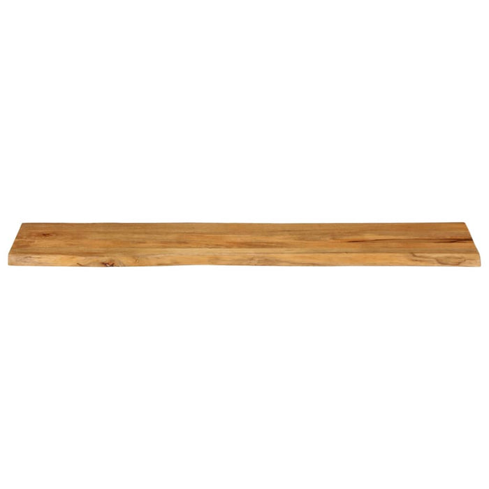 Blat masă cu margini naturale, 160x40x2,5 cm, lemn masiv mango WALTI