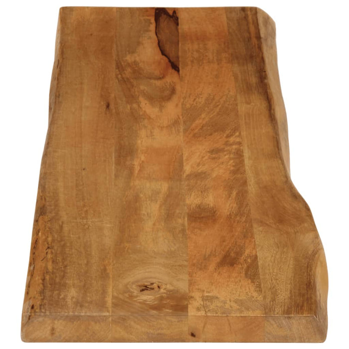 Blat masă cu margini naturale, 160x40x2,5 cm, lemn masiv mango WALTI
