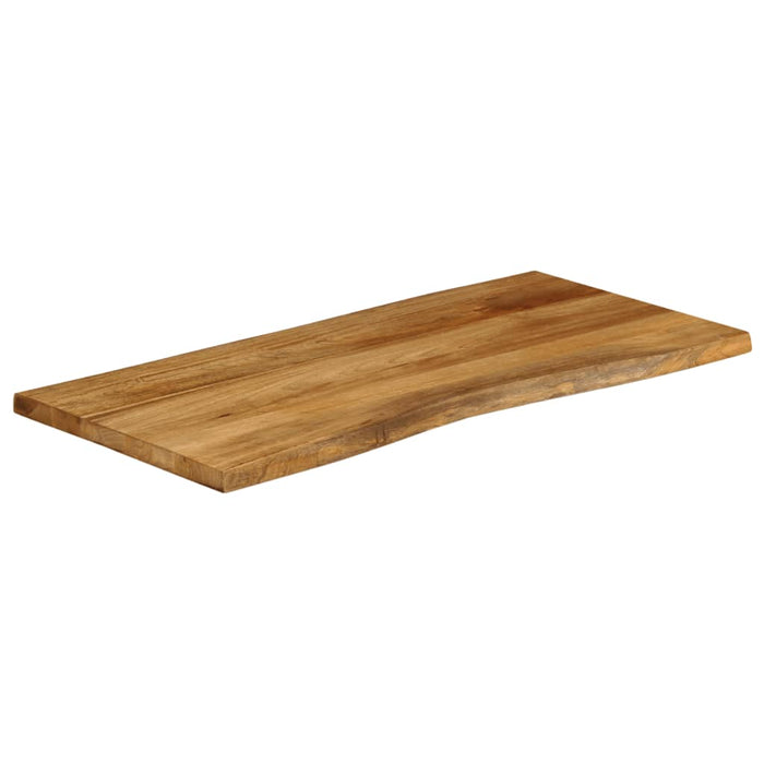 Blat masă cu margini naturale, 120x60x2,5 cm, lemn masiv mango WALTI