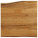Blat Masa 80x80x2,5 cm Live Edge Lemn Masiv Mango - WALTI WALTI