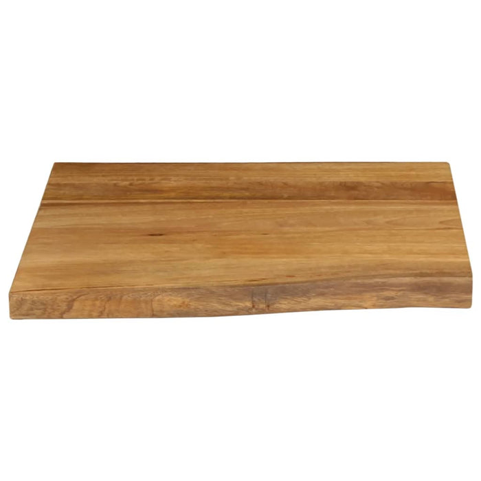 Blat Masa 80x80x2,5 cm Live Edge Lemn Masiv Mango - WALTI WALTI