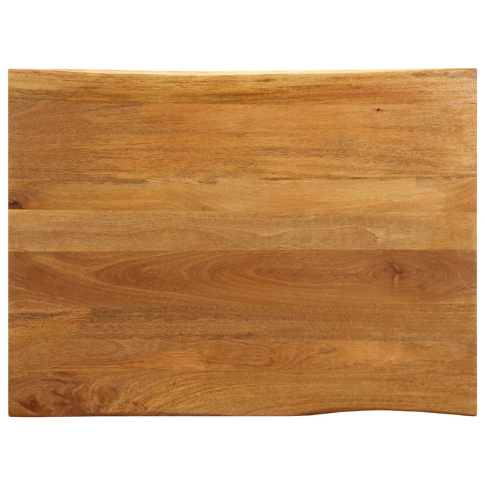 Blat masă cu margini naturale, 100x80x2,5 cm, lemn masiv mango WALTI