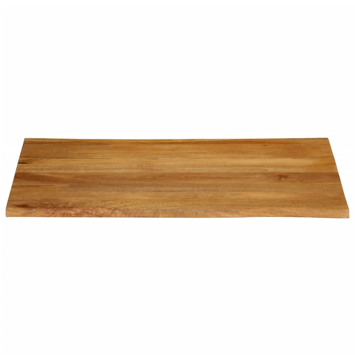 Blat masă cu margini naturale, 100x80x2,5 cm, lemn masiv mango WALTI