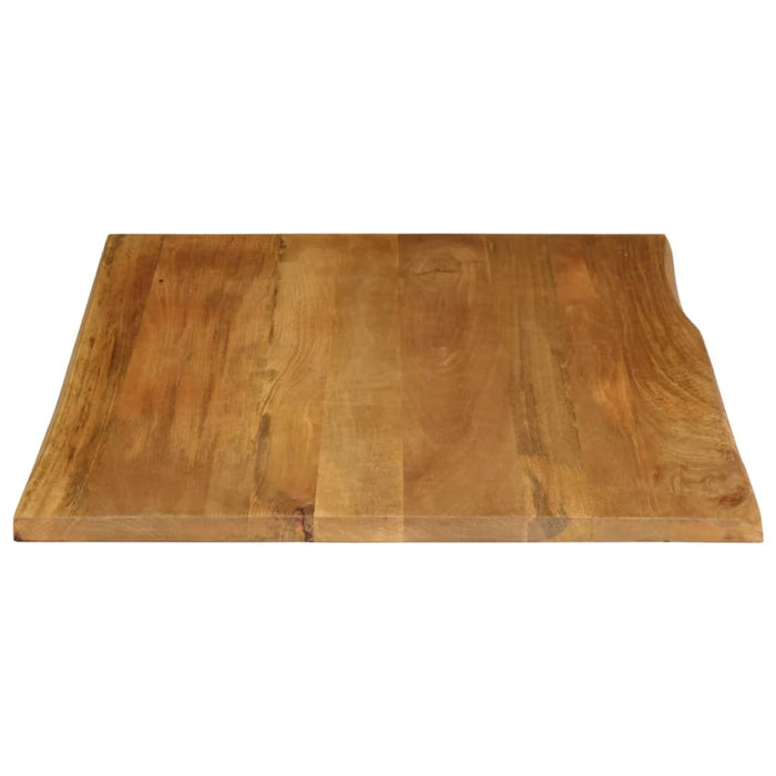 Blat masă cu margini naturale, 100x80x2,5 cm, lemn masiv mango WALTI