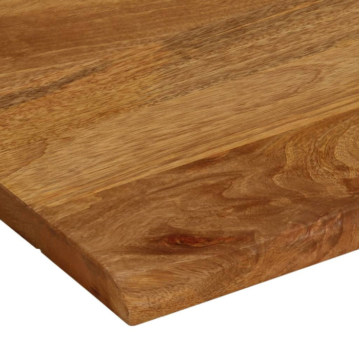 Blat masă cu margini naturale, 100x80x2,5 cm, lemn masiv mango WALTI