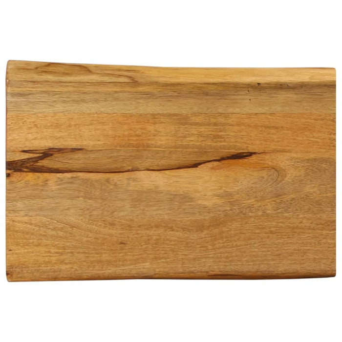 Blat masă cu margini, 70x40x3,8 cm, lemn masiv mango - WALTI WALTI